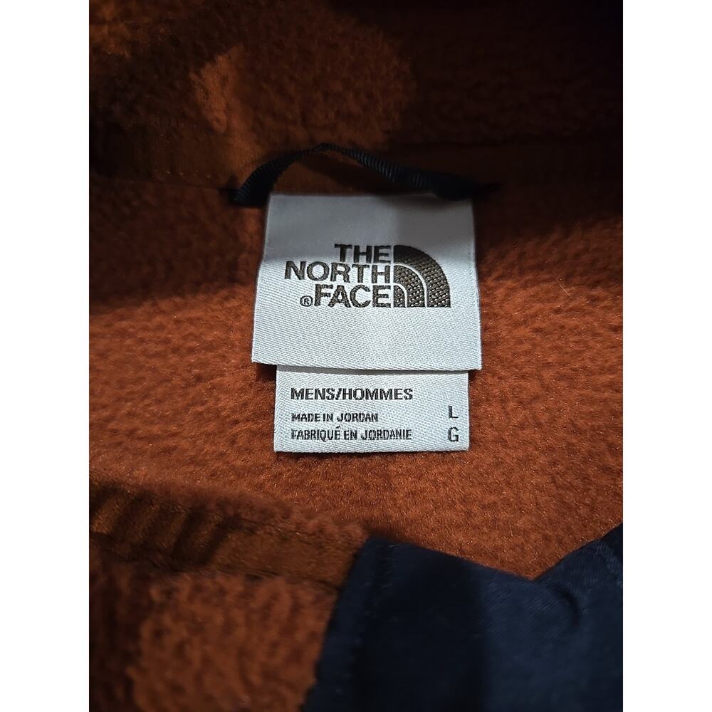 The North Face Mens Fleece Pullover Hooded Rust Large - Picture 6 of 7